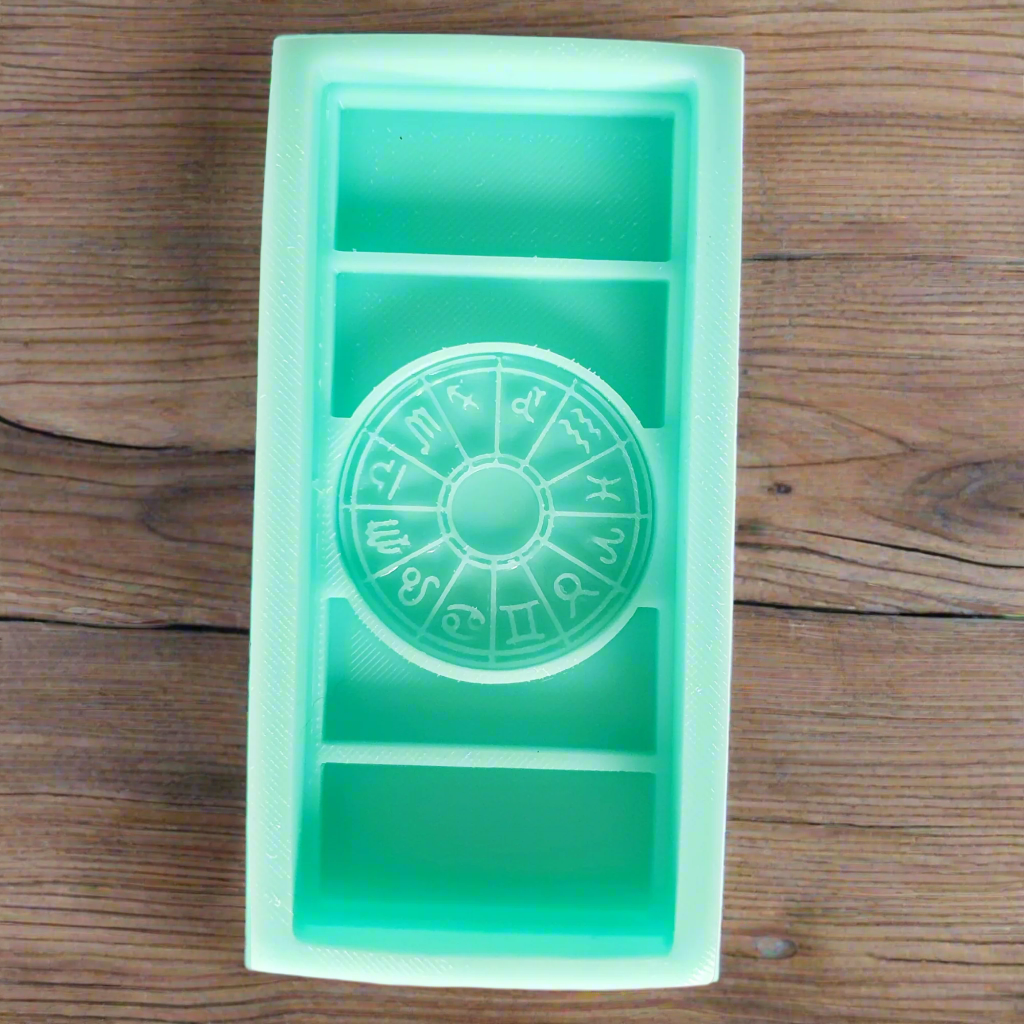Zodiac Wheel Snap Bar Mould - Keipach