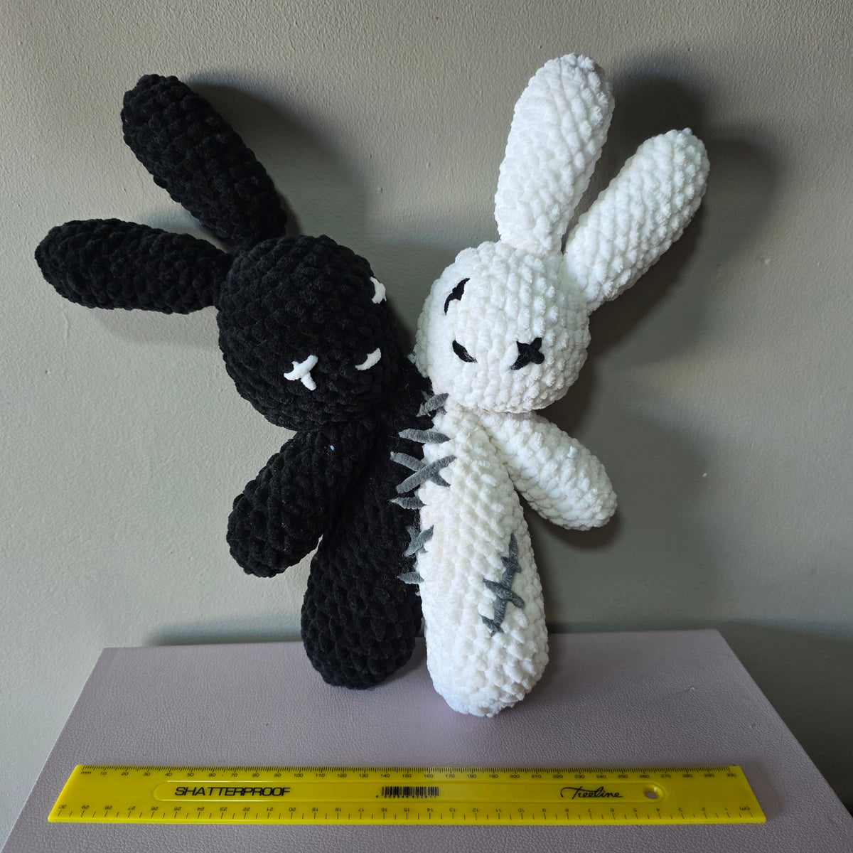 Crochet Double Bunny Plushie 2