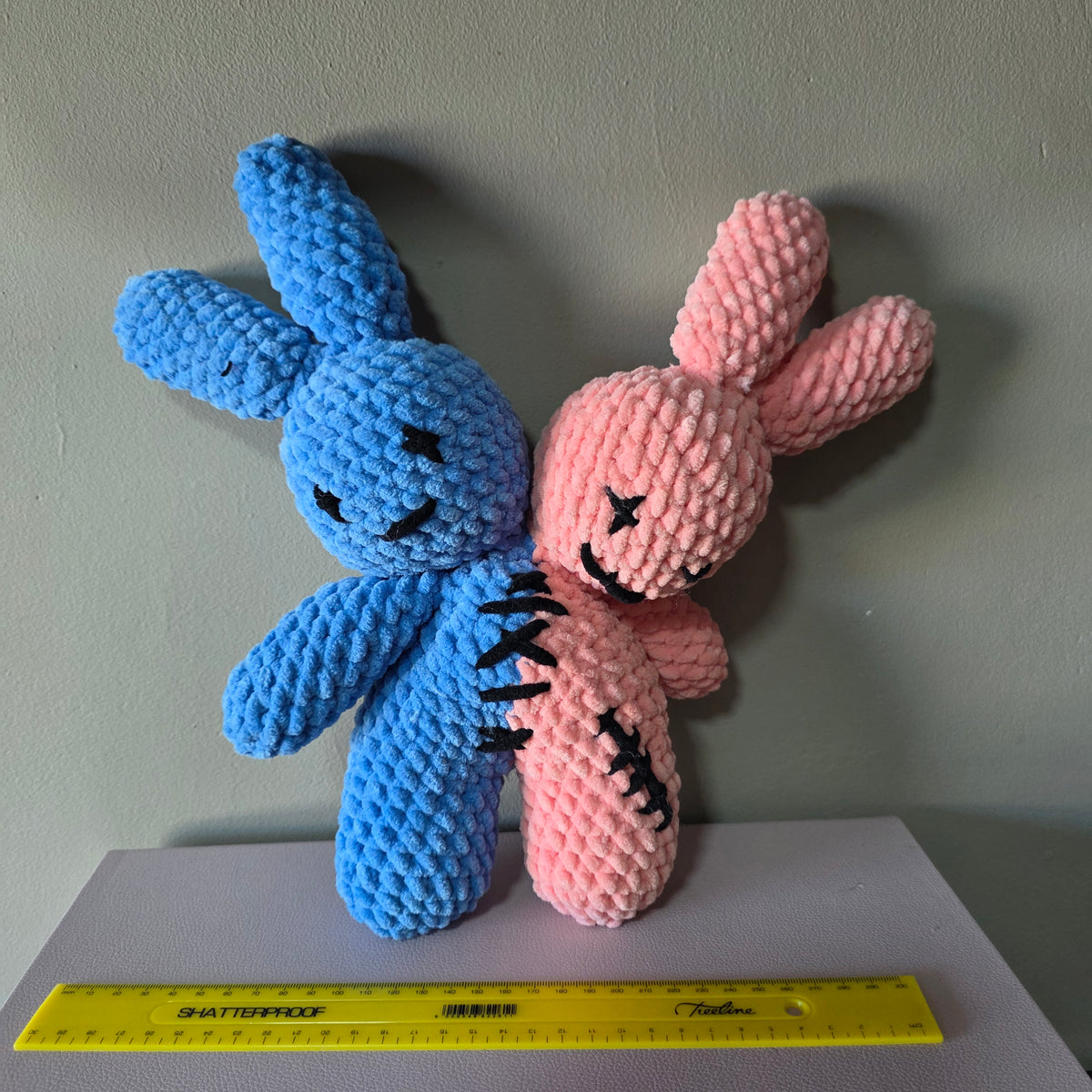 Crochet Double Bunny Plushie