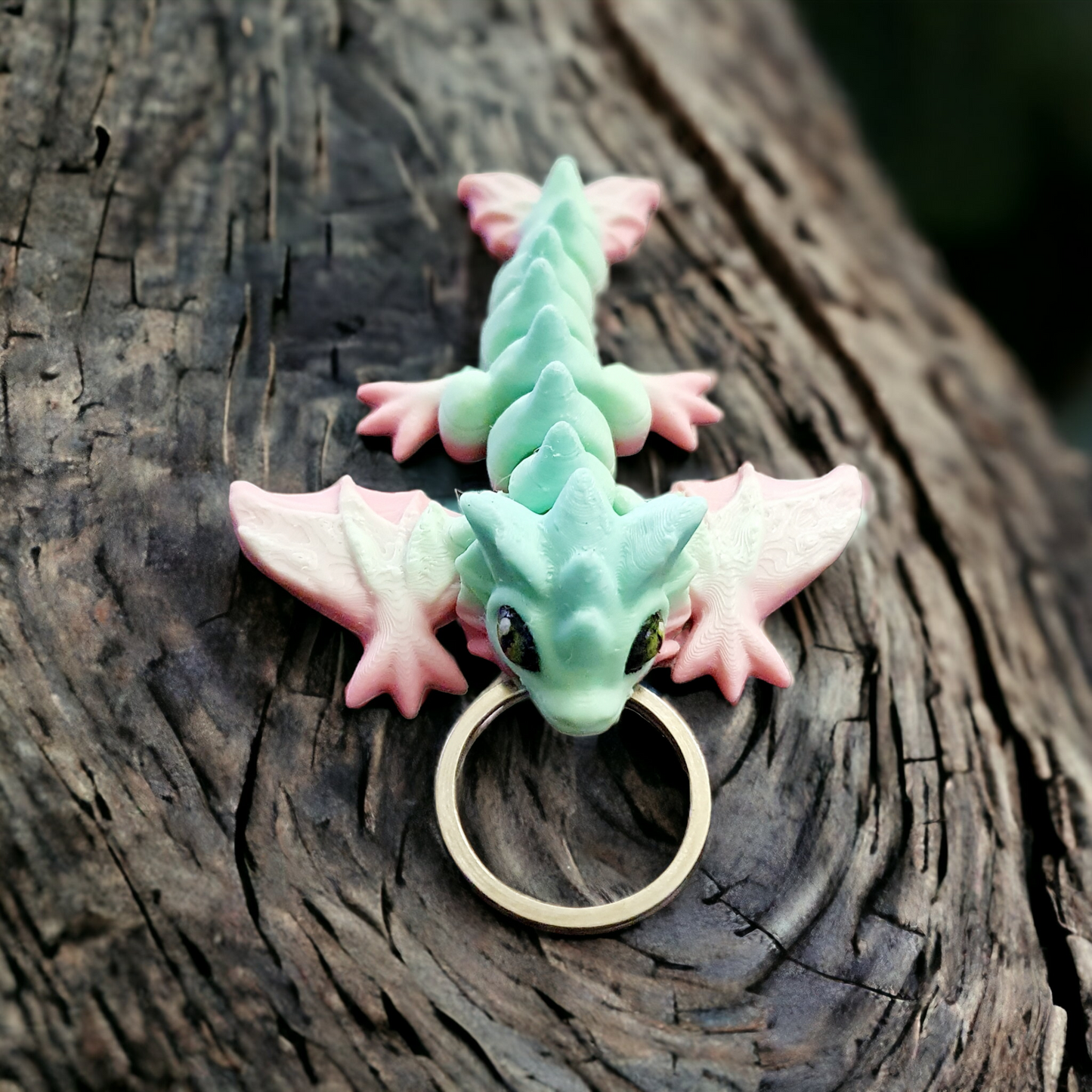 Tiny Wyvern Keychain - Keipach