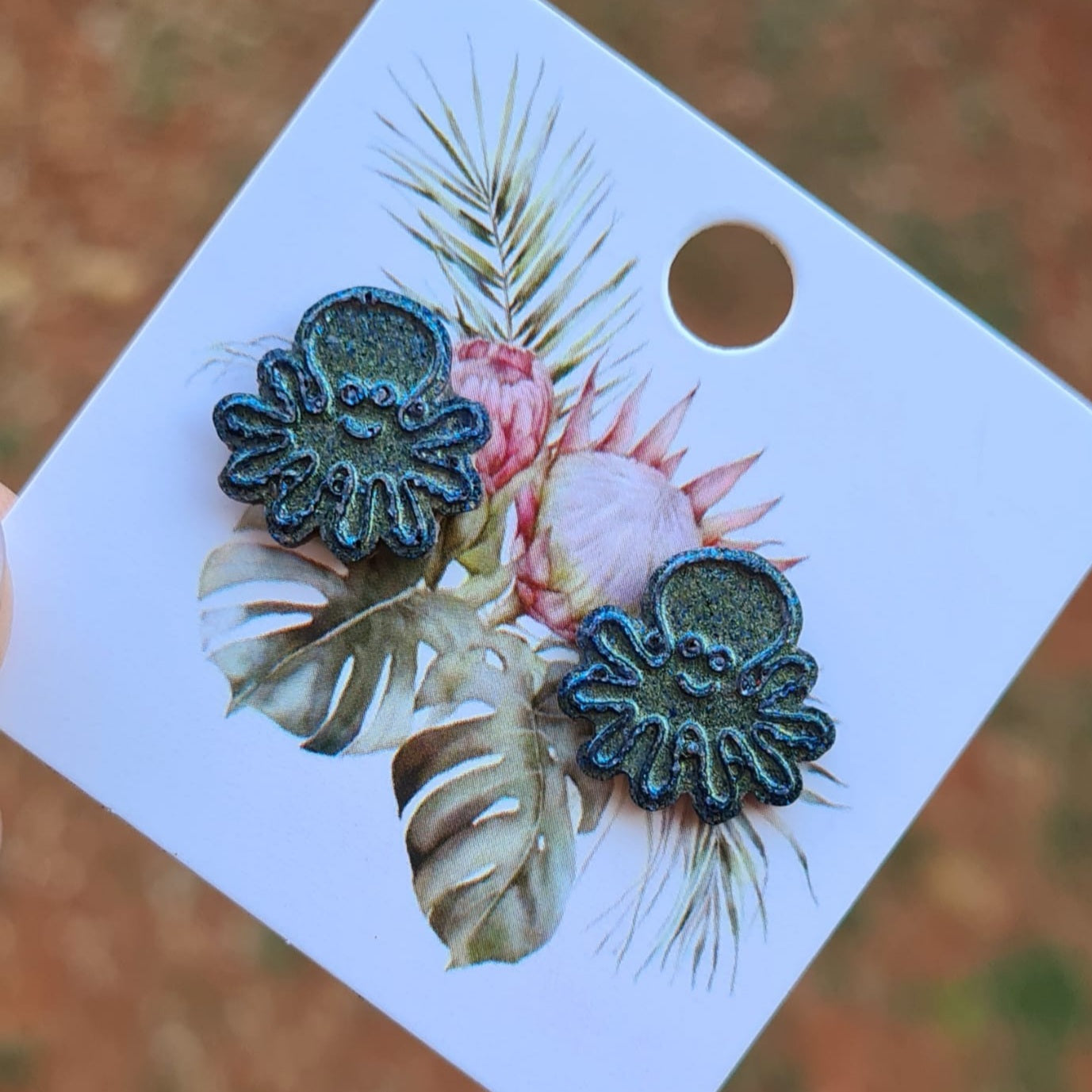 Octopus Studs Silicone Resin Mould - Keipach