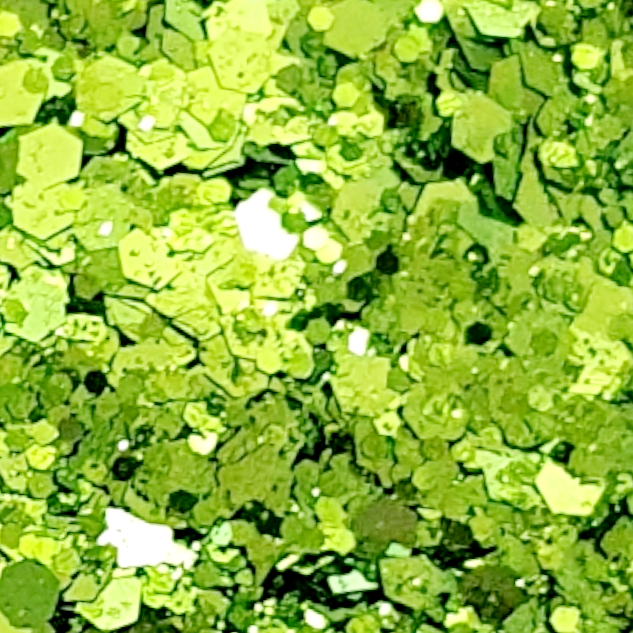 Chunky Glitter - Lime Green - Keipach