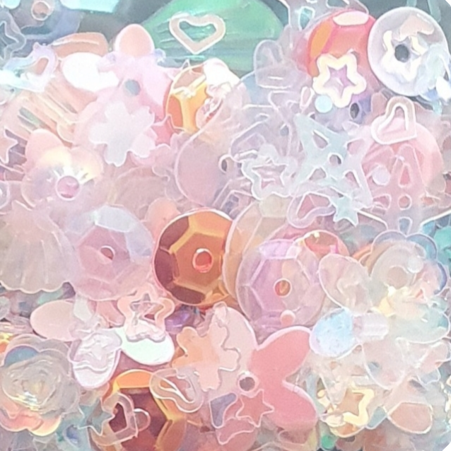 Pearl Pink Sequins Mix - Keipach