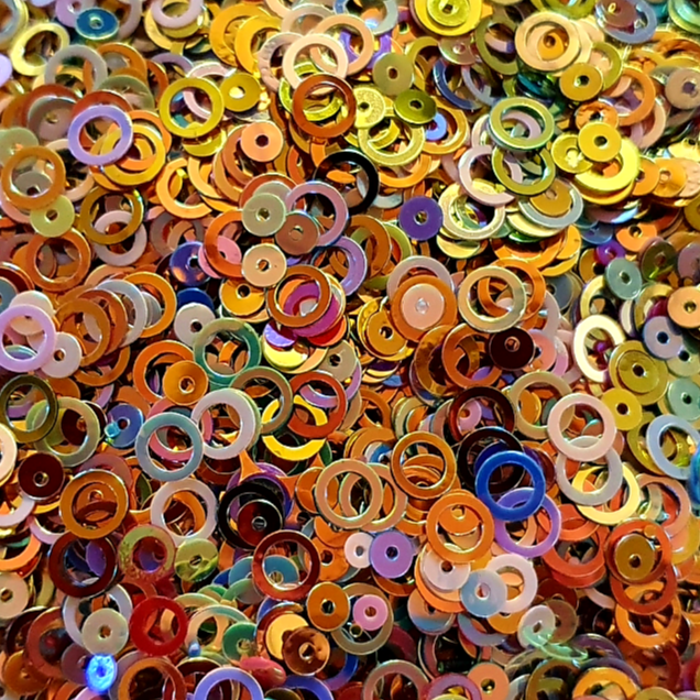 Color Shift Ring Sequins - Multicolor - Keipach