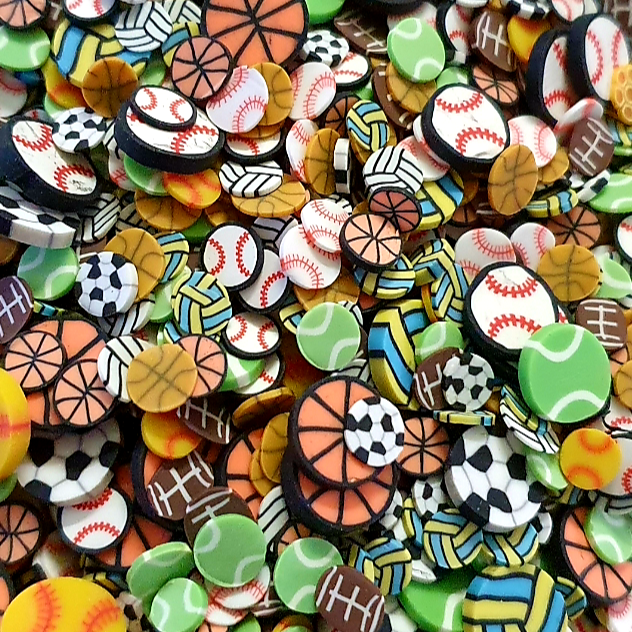 Sports Balls Polymer Clay - Keipach