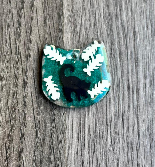 Resin Cat Pet Tag