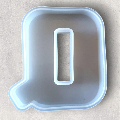 10CM ALPHABET MOLD Q