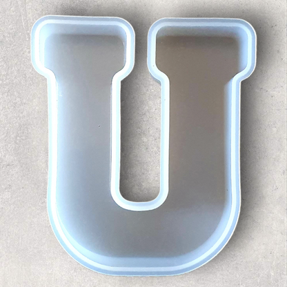 10CM ALPHABET MOLD U