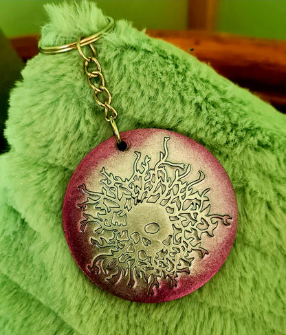 Skull With Roots Silicone Resin Mould - Keipach