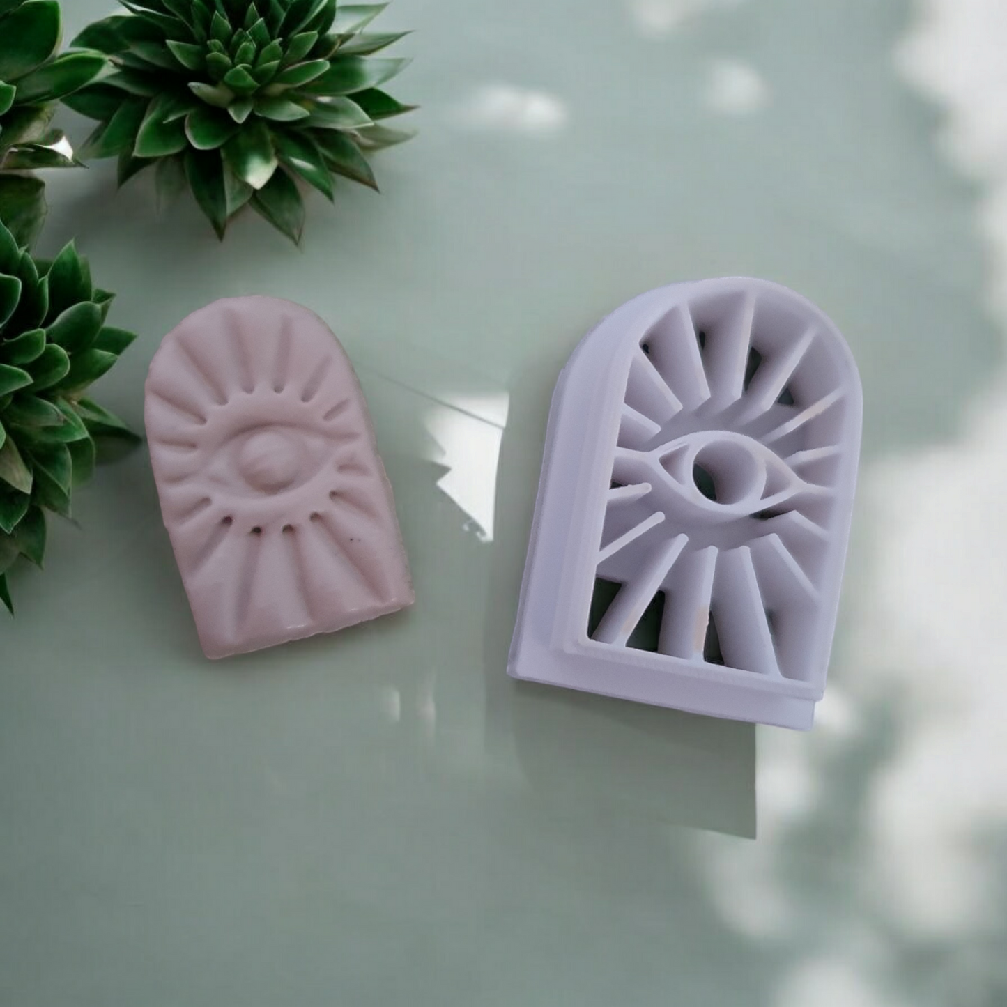 Arch Eye With Rays Polymer Clay Cutter