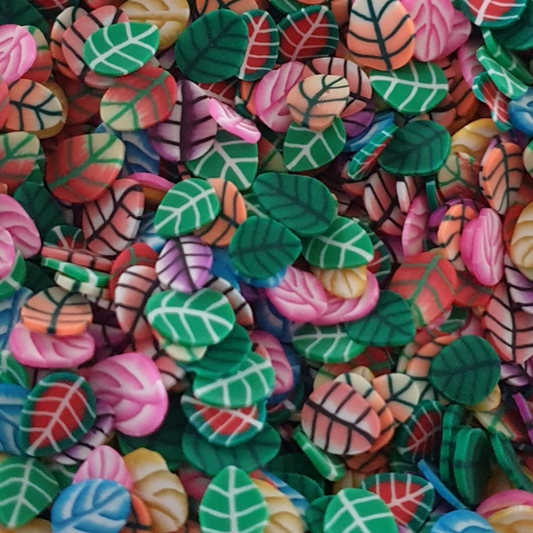 Colorful Leaves Polymer Clay - Keipach