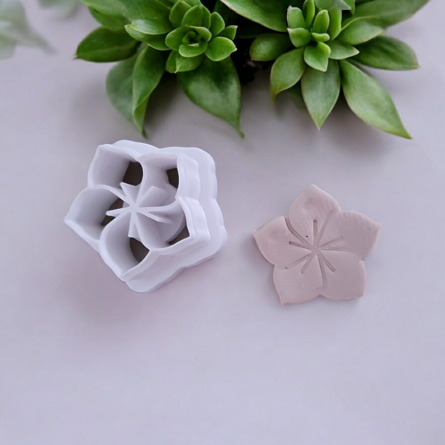 Five Petal Flower Polymer Clay Cutter