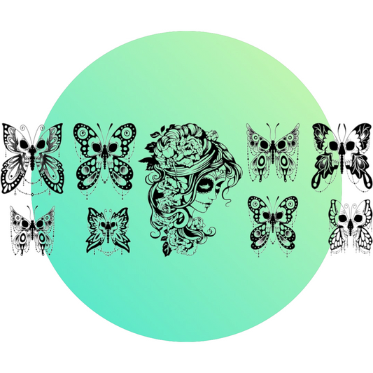 Flutter Skull Transparencies - Keipach
