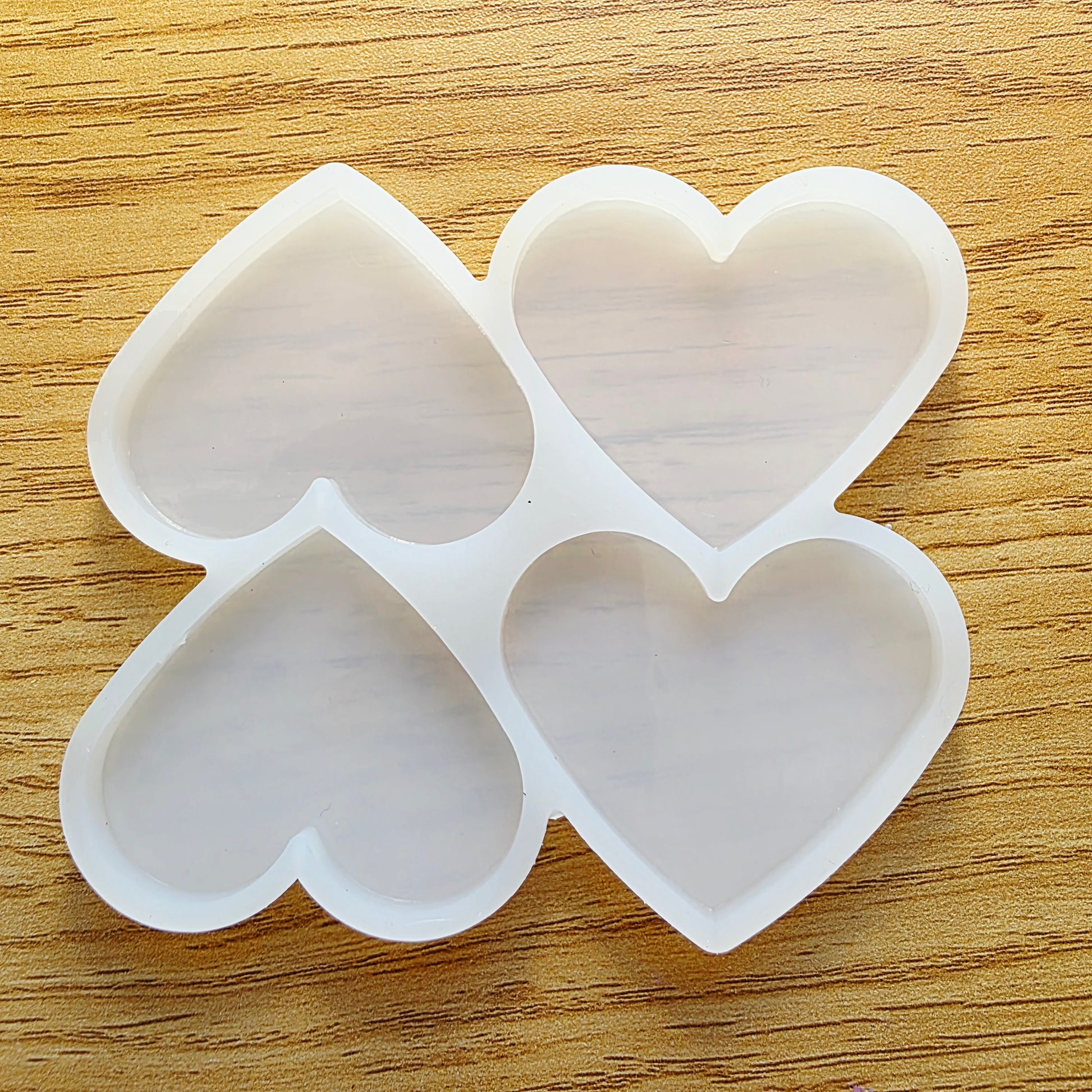 Holographic Heart Set Silicone Resin Mould