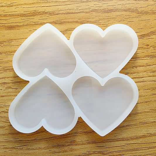 Holographic Heart Set Silicone Resin Mould