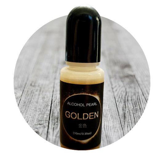Pearlescent Alcohol Ink - Golden - Keipach