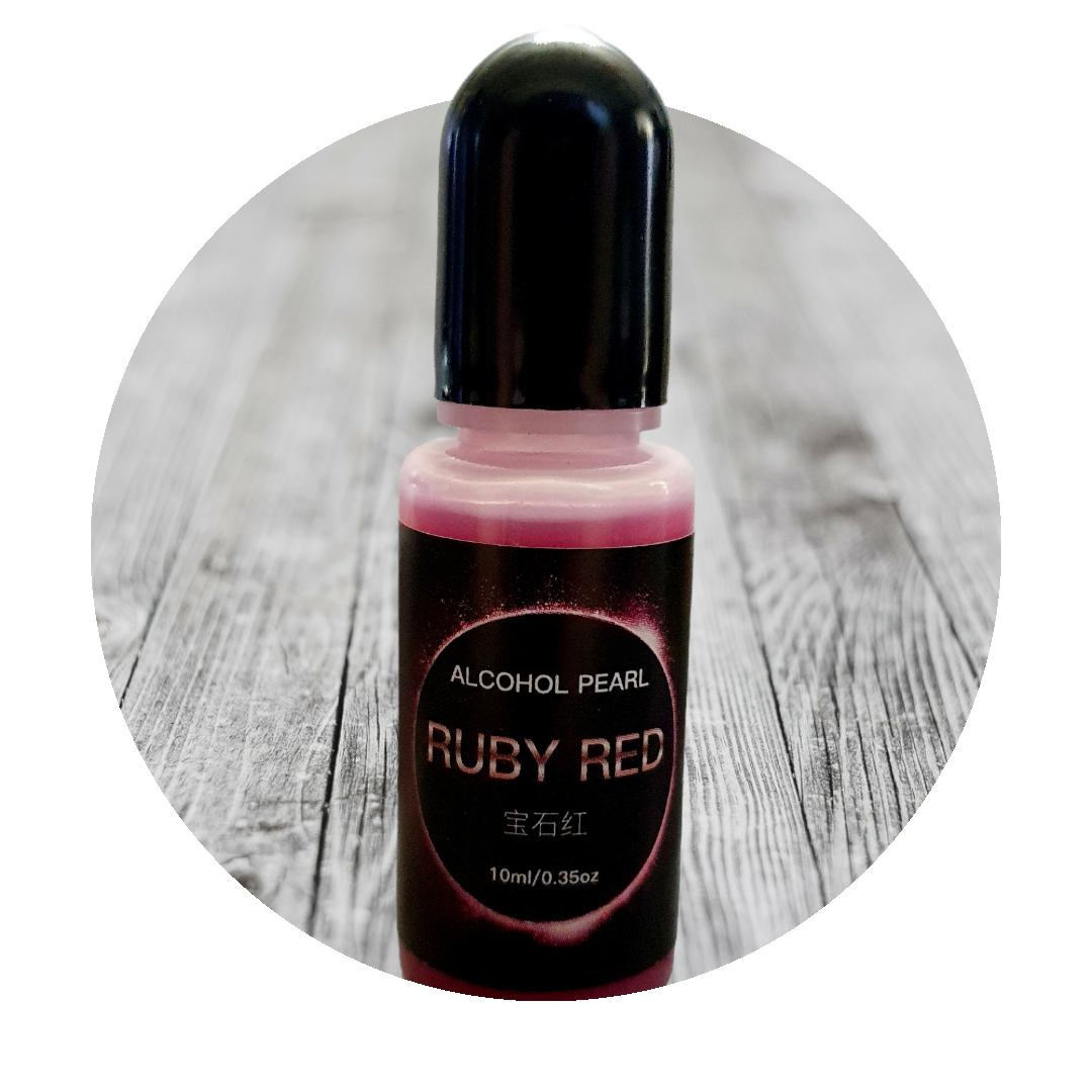 Pearlescent Alcohol Ink - Ruby Red – Keipach