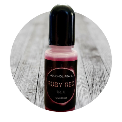 Pearlescent Alcohol Ink - Ruby Red - Keipach