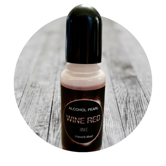 Pearlescent Alcohol Ink - Wine Red - Keipach