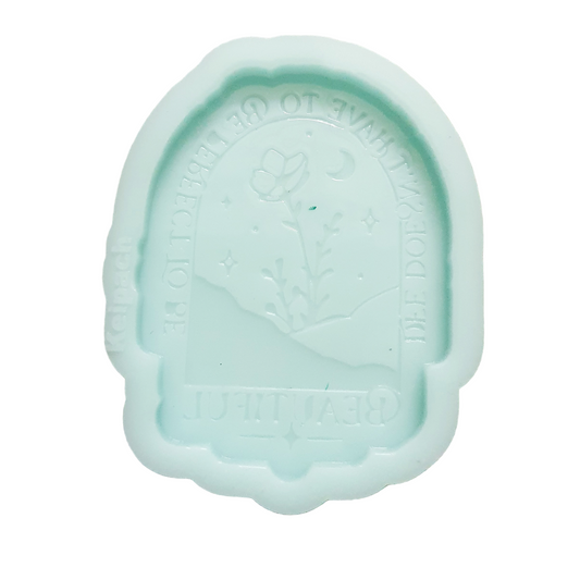 "Life Doesn't Have to be Perfect" Silicone Resin Mould - Keipach