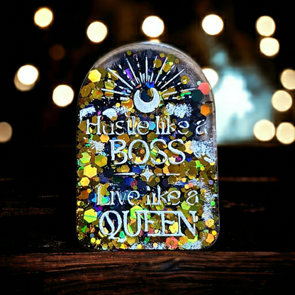 "Hustle Like a Boss" Silicone Resin Mould - Keipach