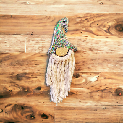 Macrame Gnome Medium Silicone Resin Mould - Keipach