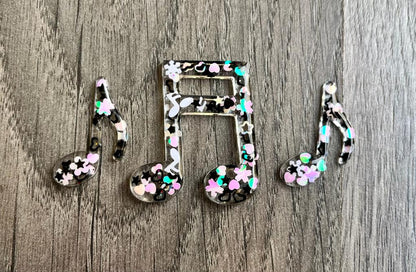 Music Note Set Silicone Resin Mould - Keipach