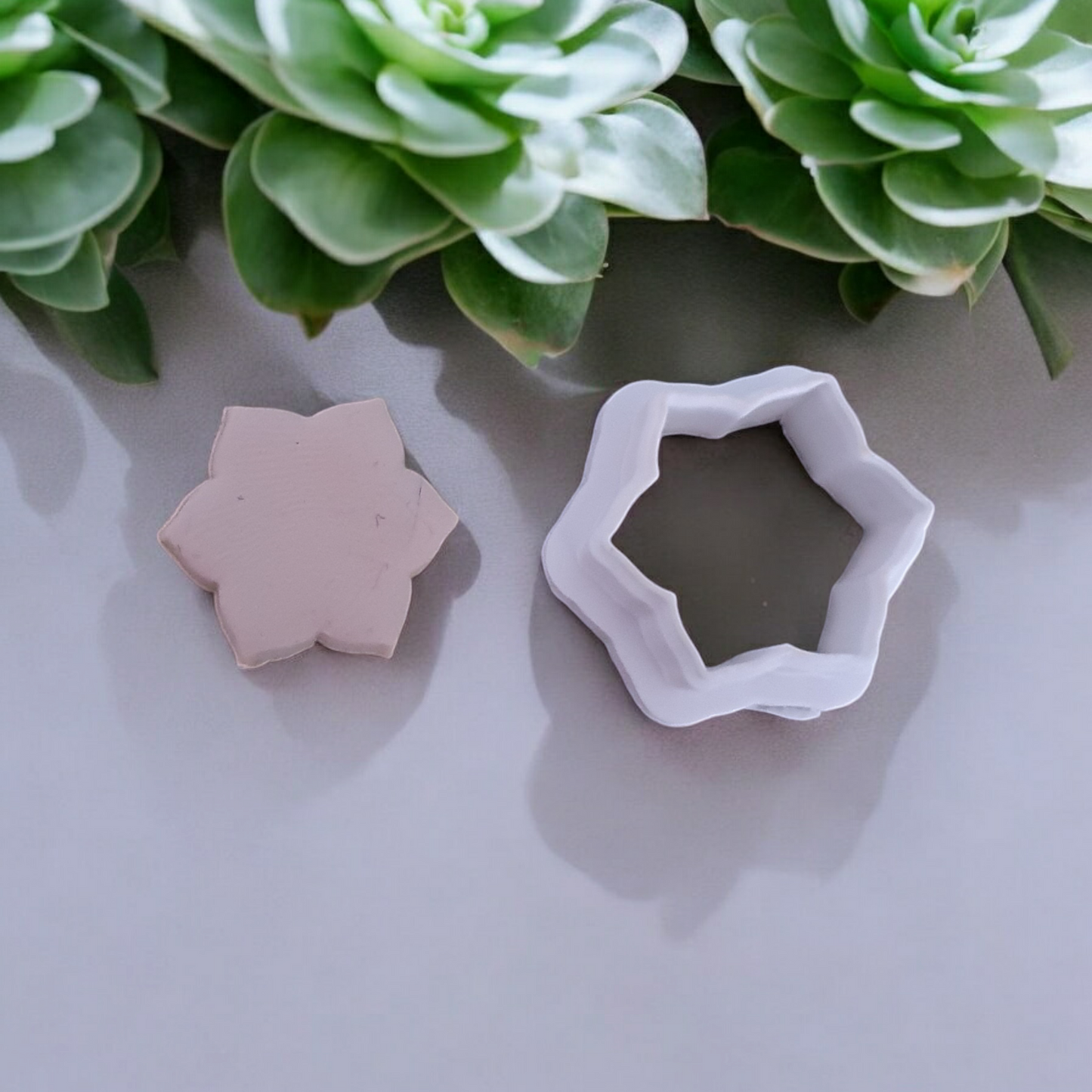 Six Petal Flower Polymer Clay Cutter