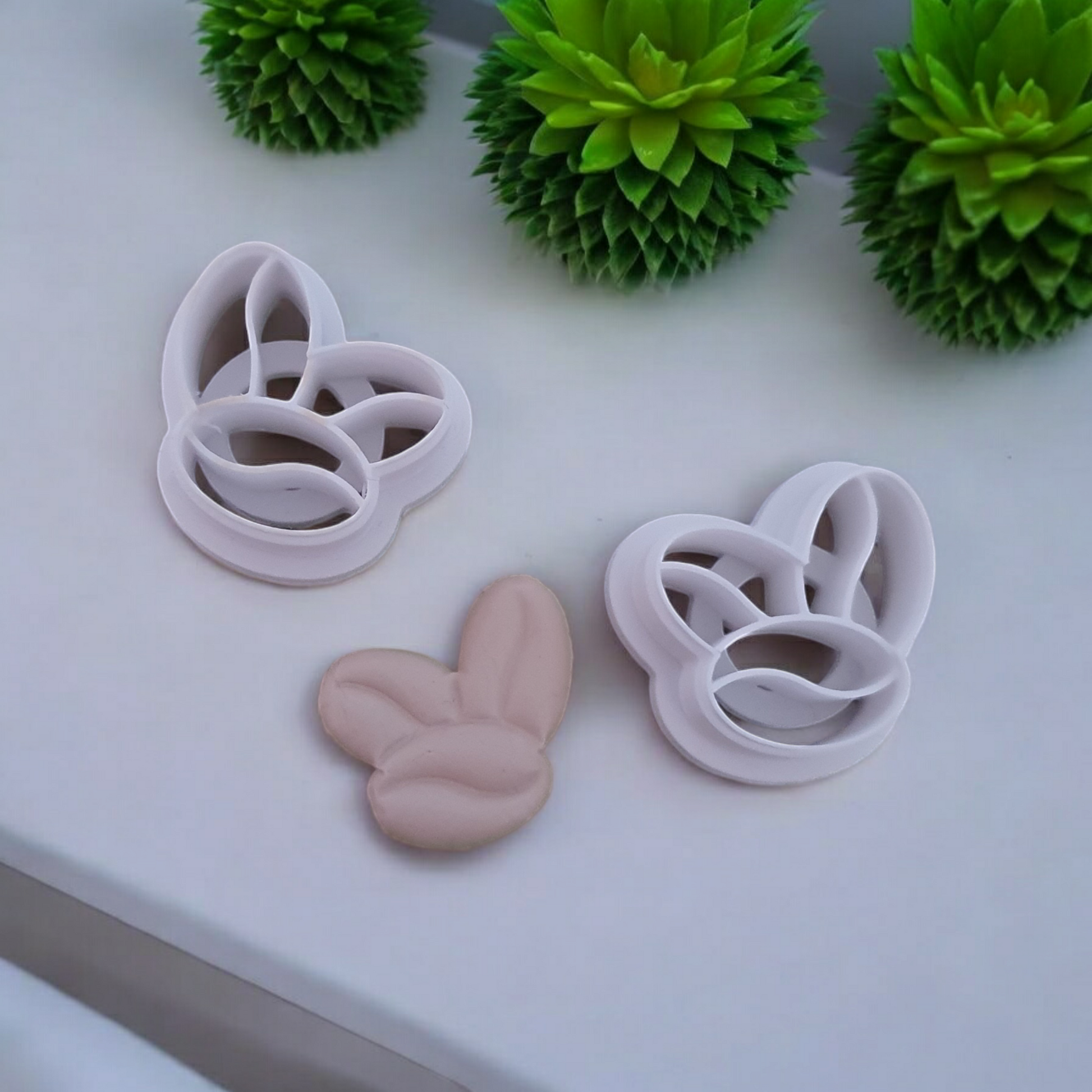 Three Bean Coffee Polymer Clay Cutter