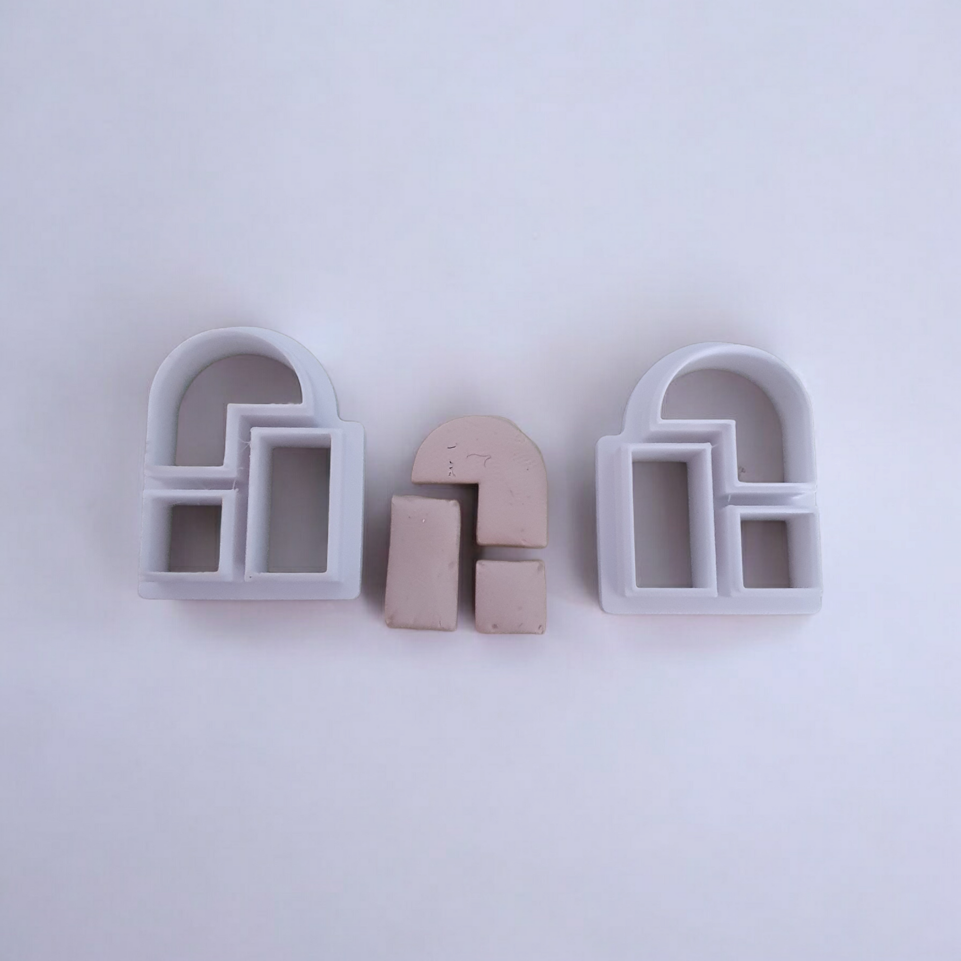 Three Split Arch Polymer Clay Cutter