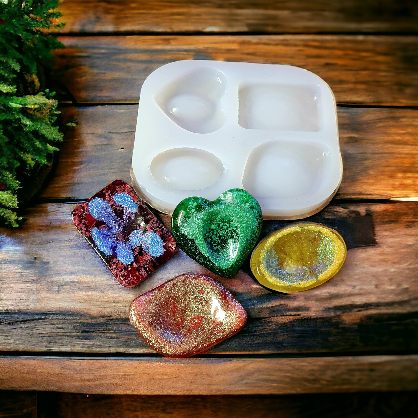 Worry Stone Set Silicone Resin Mould - Keipach
