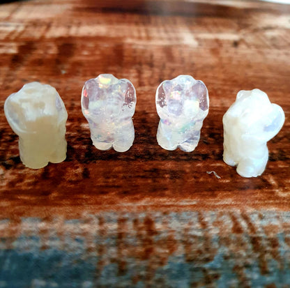 Female Angel Torso Earrings Silicone Resin Mould - Keipach
