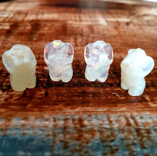 Female Angel Torso Earrings Silicone Resin Mould - Keipach