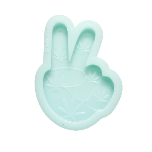 Cannabis Peace Silicone Resin Mould - Keipach