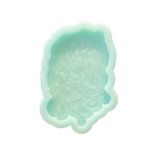 Horse With Feathers Silicone Resin Mould - Keipach