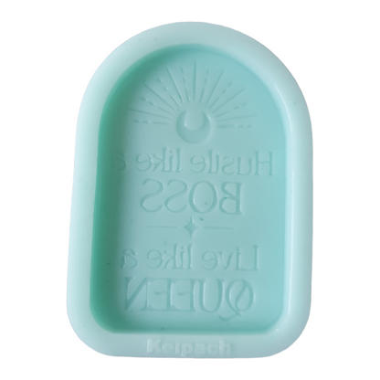 "Hustle Like a Boss" Silicone Resin Mould - Keipach