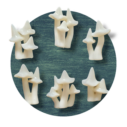 Amanita Mushroom Cluster Miniature Inserts - Keipach