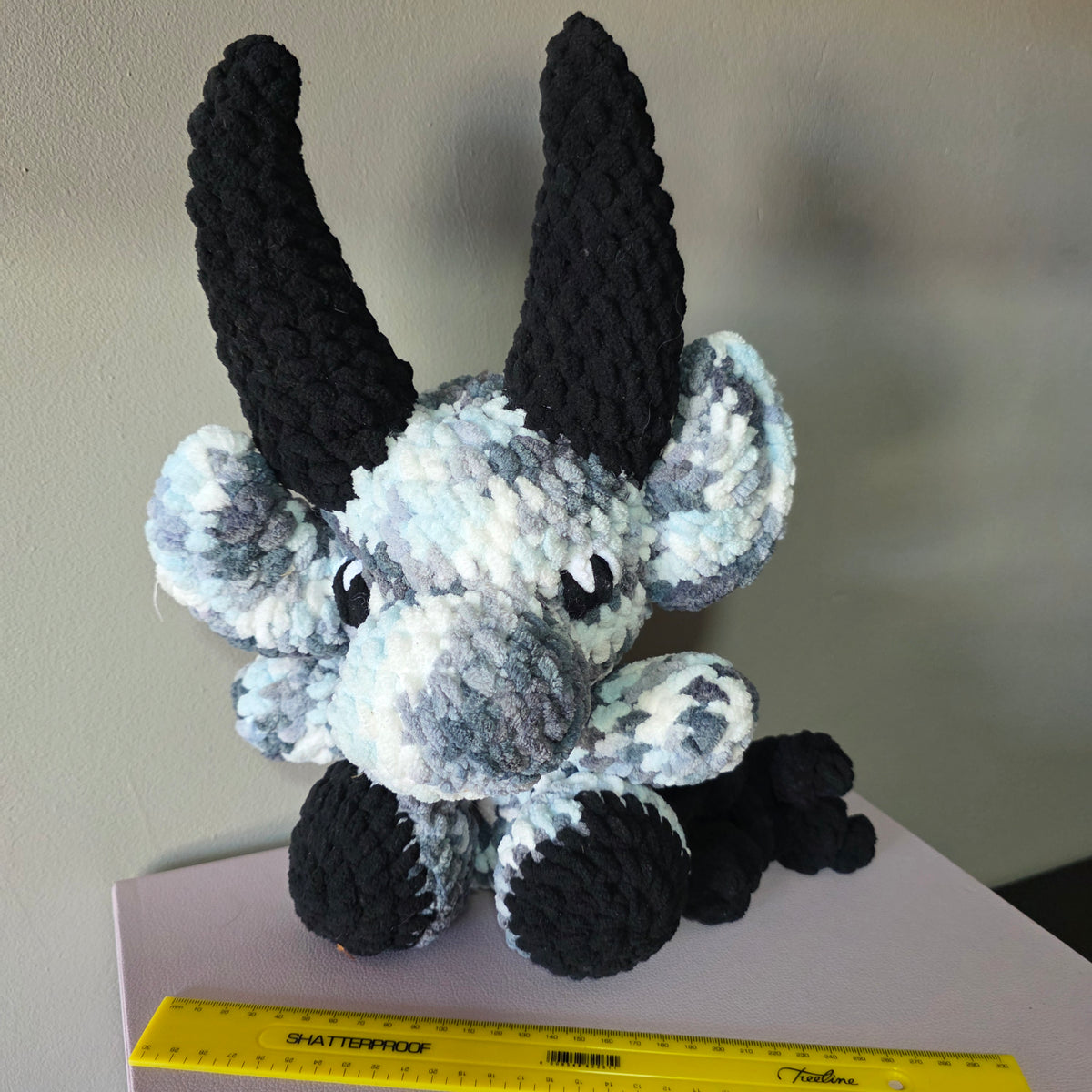 Crochet Grey Goat