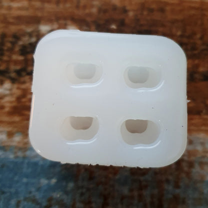 Female Torso Earrings Silicone Resin Mould - Keipach