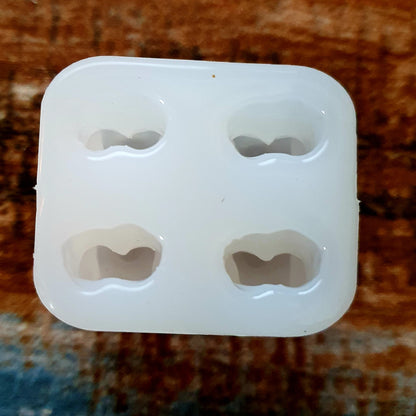Female Angel Torso Earrings Silicone Resin Mould - Keipach