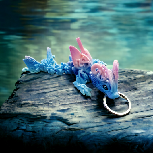 Butterfly Dragon Keychain