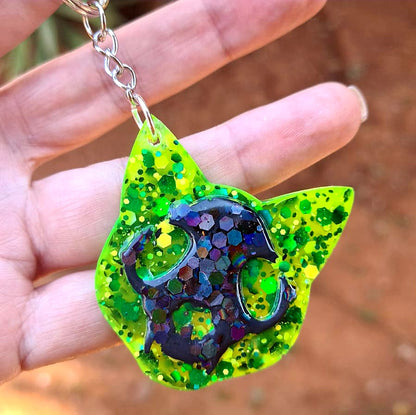Cat Skull Silicone Resin Mould - Keipach