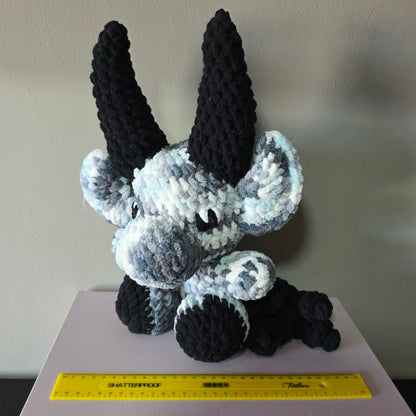 Crochet Grey Goat