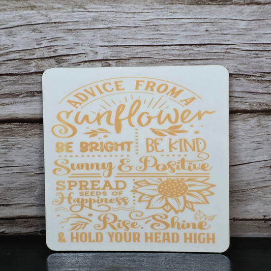 Sunflower Advice Magnet