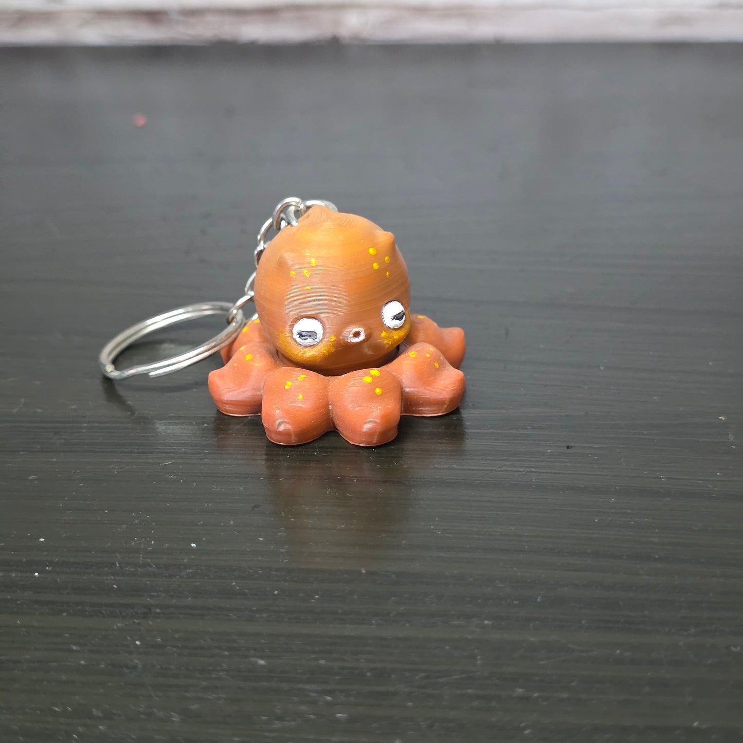 Spinning Octopus Fidget Keychain