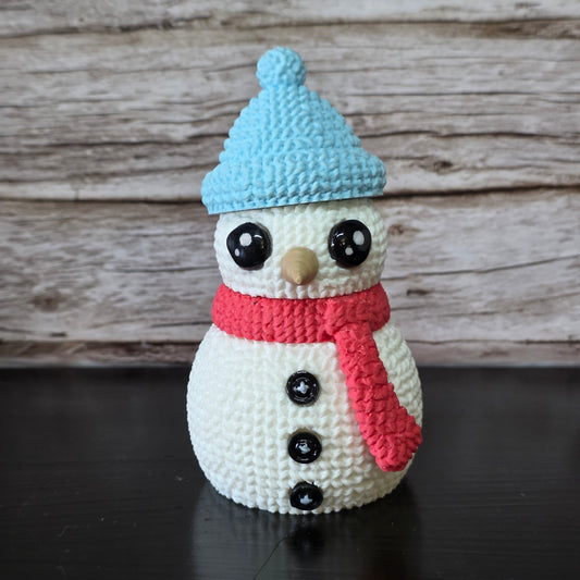 Faux Crochet Snowman