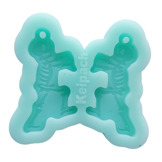 Skeleton Earrings Silicone Resin Mould - Keipach