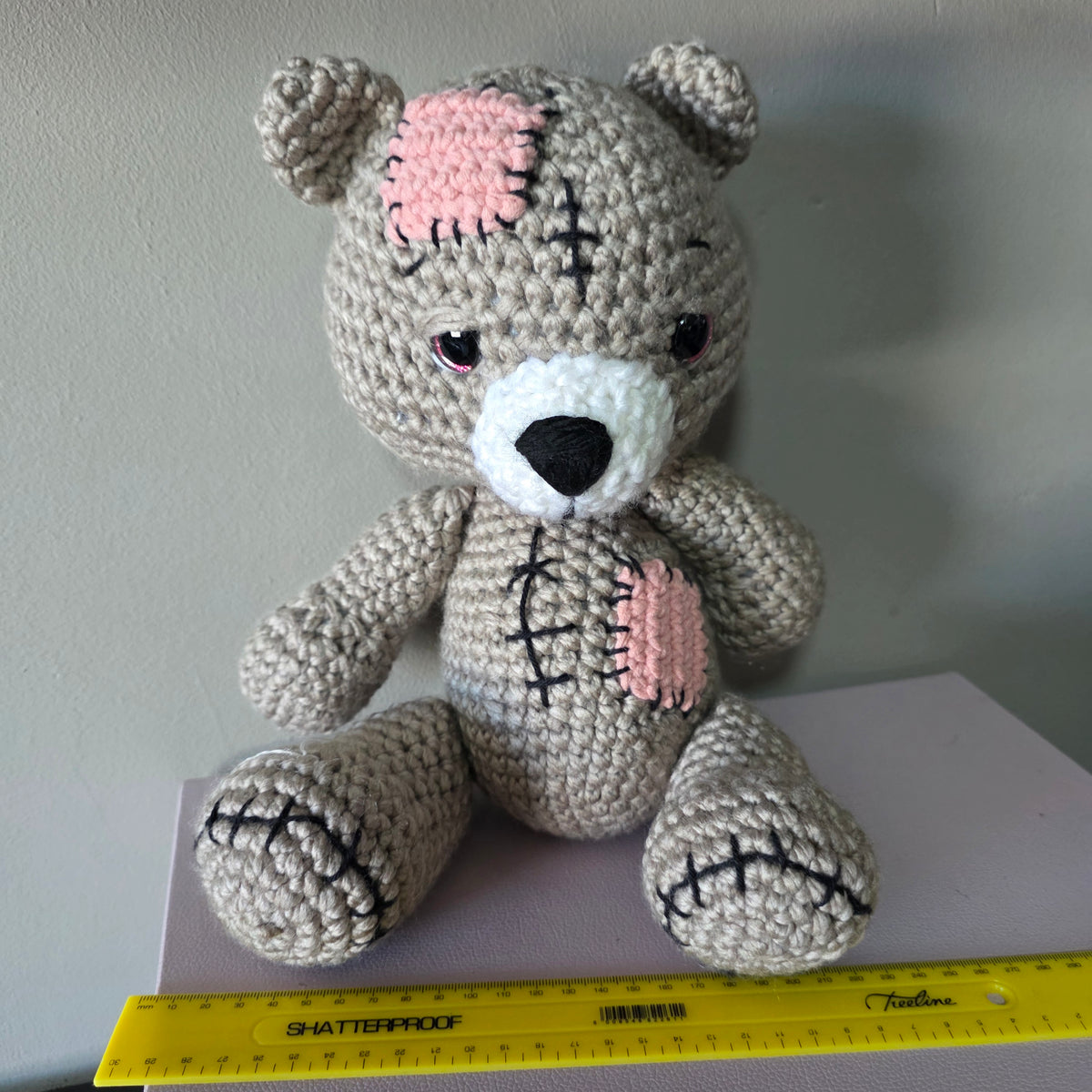 Crochet Patches Bear Plushie