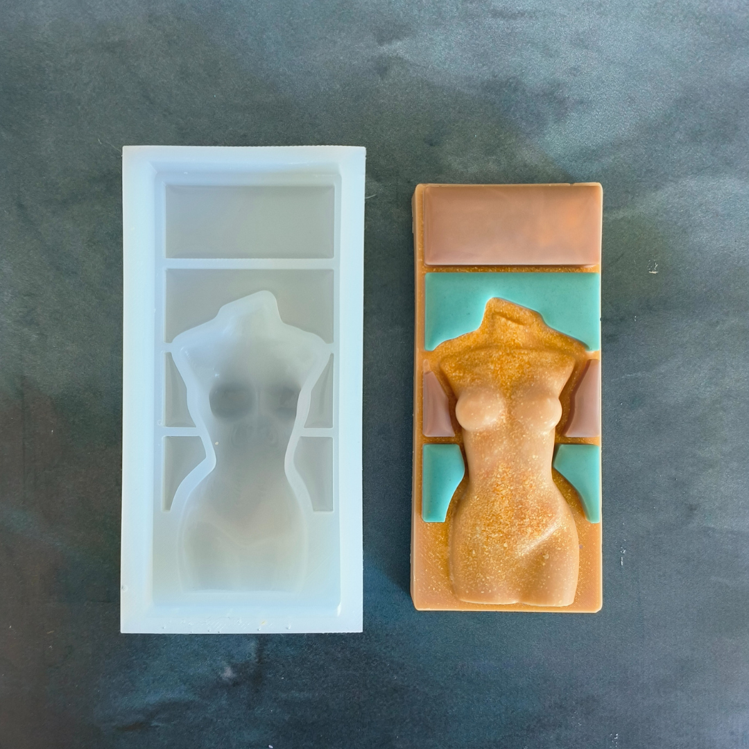Slender Goddess Snap Bar Mould - Keipach