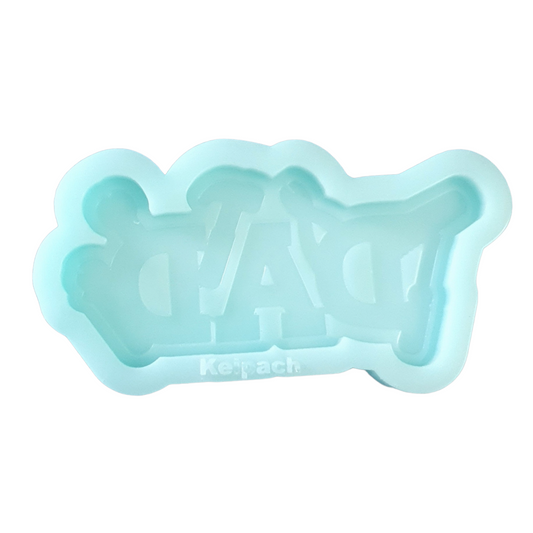 "Dad" with Tools Silicone Resin Mould - Keipach